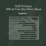 Galli Premium Soğuk Sıkım Natürel Sızma Zeytinyağı 500 Ml