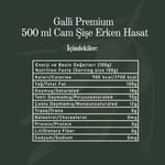 Galli Premium Soğuk Sıkım Natürel Sızma Zeytinyağı 500 Ml