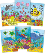 Galt Water Magic Under The Sea Suyla Boyama Kitabı (1004918) - Seçenekler: Denizin altında, Hayvanlar, Tek boynuzlu atlar, Dinozor...
