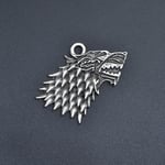 Game Of Thrones Kurt Deri ip Kolye - Gümüş Kaplama - Kadın Erkek Kolye - No:834