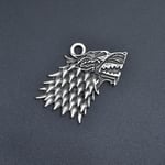 Game Of Thrones Kurt Örme Zincir Kolye - Gümüş Kaplama - Erkek Kadın Kolye - No:1359
