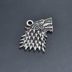 Game Of Thrones Kurt Örme Zincir Kolye - Gümüş Kaplama - Erkek Kadın Kolye - No:1359