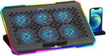 GAMEBOOSTER GB-NS61 Storm 17'' Fan/RGB Kontrollü 2xUSB Portlu Notebook Soğutucu