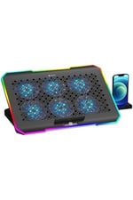 GAMEBOOSTER GB-NS61 Storm 17'' Fan/RGB Kontrollü 2xUSB Portlu Notebook Soğutucu