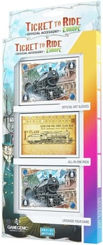 Gamegenic Ticket to Ride Europe Resmi Sanat Kolları | Hepsi Bir Arada 168 Kart Kılıfı Paketi | Kart Oyunu Tutacağı | The Ticket to Ride Europe Masa Oyunu ile Kullanım İçin Tasarlandı | tarafından