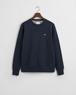 GANT Erkek Lacivert Regular Fit Bisiklet Yaka Sweatshirt