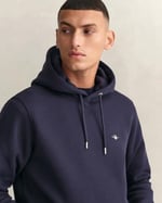 GANT Erkek Lacivert Regular Fit Kapüşonlu Sweatshirt