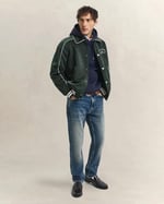 GANT Erkek Lacivert Regular Fit Kapüşonlu Sweatshirt