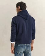 GANT Erkek Lacivert Regular Fit Kapüşonlu Sweatshirt