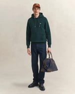 GANT Erkek Yeşil Regular Fit Kapüşonlu Sweatshirt