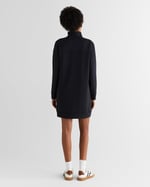 GANT Kadın Siyah Regular Fit Yarım Fermuarlı Elbise - Bedenler: XS, S