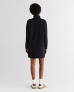 GANT Kadın Siyah Regular Fit Yarım Fermuarlı Elbise - Bedenler: XS, S
