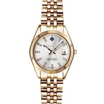 GANT Sussex Mini (28 mm) gümüş kadran/altın renkli PVD paslanmaz çelik G181003, bileklik