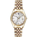 GANT Sussex Mini (28 mm) gümüş kadran/altın renkli PVD paslanmaz çelik G181003, bileklik