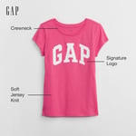 GAP V-hs Ss Value Logolu Tişört Tişört kız çocukları