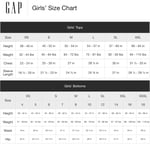 GAP V-hs Ss Value Logolu Tişört Tişört kız çocukları