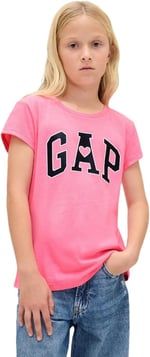 GAP V-hs Ss Value Logolu Tişört Tişört kız çocukları