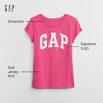 GAP V-hs Ss Value Logolu Tişört Tişört kız çocukları