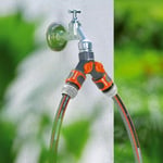 Gardena 2 yollu vana: 26,5 mm (G 3/4 inç) dişli musluk için su dağıtıcı, iki cihazın aynı anda bağlanması için, her iki çıkış ayarlanabilir (938-20)