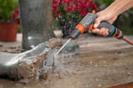 Gardena Comfort temizleme şırıngası: Temizlik ve püskürtme için su püskürtücü, darbe tetikleyici ve sürekli kilitleme, dona karşı dayanıklı (18303-20)