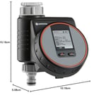 Gardena Flex sulama kumandası: Balkon ve teras için otomatik ve zaman tasarruflu sulama, kolay kullanım, Water Now fonksiyonu (1890 – 20) - Seçenekler: Sulama kontrolü Flex, Sulama kumandası Select