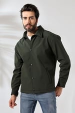 GAREN Erkek Baharlık Softshell Mont Ceket - Konforlu ve Dayanıklı Erkek Modası-MM-21112
