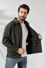 GAREN Erkek Baharlık Softshell Mont Ceket - Konforlu ve Dayanıklı Erkek Modası-MM-21112