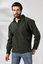 GAREN Erkek Baharlık Softshell Mont Ceket - Konforlu ve Dayanıklı Erkek Modası-MM-21112