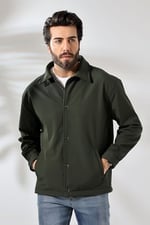 GAREN Erkek Baharlık Softshell Mont Ceket - Konforlu ve Dayanıklı Erkek Modası-MM-21112