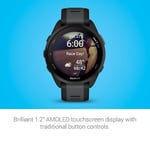 Garmin Forerunner 165, Siyah,Slate Gri