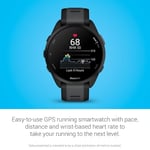 Garmin Forerunner 165, Siyah,Slate Gri
