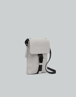 GASTON LUGA Splash Mini Crossbody Çanta - Boz Kahverengi