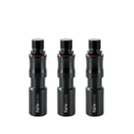 Gator Framework GFW-MIC-QRTOP3PK Hızlı Bağlantılı Mikrofon Adaptörü, 3'lü Paket, 5/8