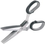 Gefu 12660 Cutare ot makası, temizleme taraklı, 19,4 x 8 x 1,8 cm