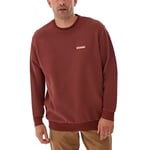 Gem Label Crewneck Erkek Kahverengi Outdoor Sweatshirt CS0382-681