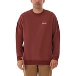 Gem Label Crewneck Erkek Kahverengi Outdoor Sweatshirt CS0382-681