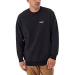 Gem Label Crewneck Erkek Siyah Outdoor Sweatshirt CS0382-010