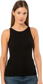 Genel Kadın Kolsuz Shirt Tu3403-siyah