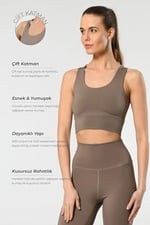 Genel Kadın Outerwear Tu3702-vizon