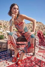 Genel Kadın Overalls Mo23006-desenli