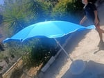 Genel Plaj-Bahçe Şemsiyesi 200 cm Çap, 10 Telli, Eğilebilir