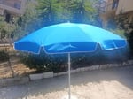 Genel Plaj-Bahçe Şemsiyesi 200 cm Çap, 10 Telli, Eğilebilir