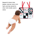 Genius Baby Toys Bebek Beşik Aynası - Siyah, Beyaz ve Kırmızı- Bebek Stim