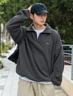 GENIUS Erkek Polar Oversize Sweatshirt Polar Sweatshirt OVERSIZE-POLAR