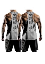 GENIUS STORE 2'li Paket Erkek Dry Fit Y-back Gym Fitness Sporcu Atleti