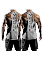 GENIUS STORE 2'li Paket Erkek Dry Fit Y-back Gym Fitness Sporcu Atleti