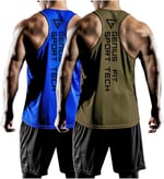 GENIUS STORE 2'li Paket Erkek Dry Fit Y-back Gym Fitness Sporcu Atleti