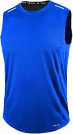 GENIUS STORE Erkek Nem Emici Hızlı Kuruma Atletik Teknik Performans Sporcu Sıfır Kol T-shirt