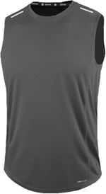 GENIUS STORE Erkek Nem Emici Hızlı Kuruma Atletik Teknik Performans Sporcu Sıfır Kol T-shirt