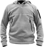 Genıus Store Erkek Polar Outdoor Kapşonlu Kombat Tactical Cepli Polar